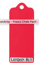 PaperArtsy - Fresco Chalk Paint - London Bus