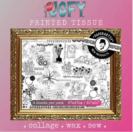PaperArtsy - JOFY Printed Tissue 3