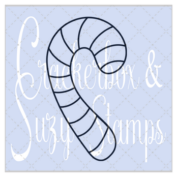 Crackerbox Stamps - Candy Cane