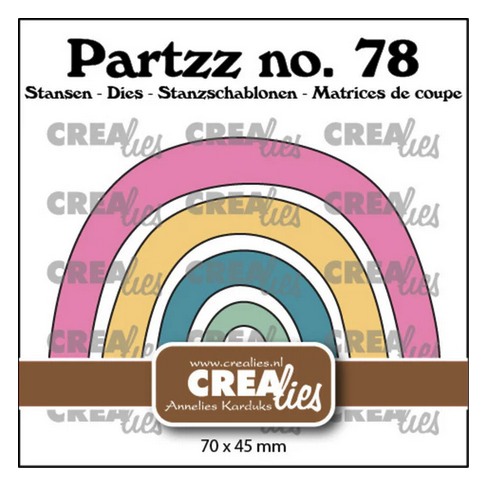 Crealies - Partzz - Rainbow