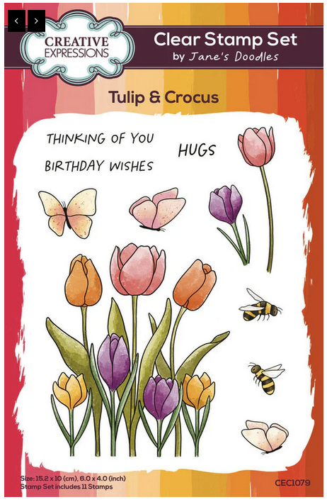 Creative Expression - Jane's Doodles - Tulips & Crocus