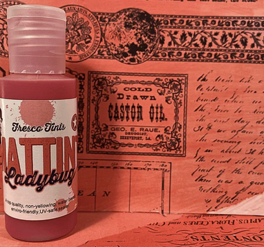 PaperArtsy - Mattint Ladybug