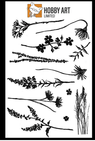 Hobby Art - Floral Silhouettes 