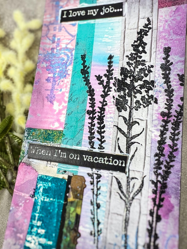 From Snippets to Stunning: Create a Mixed Media Tag with Leftovers!