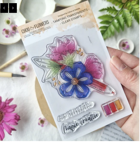 Chou & Flowers - Crayon Flowers