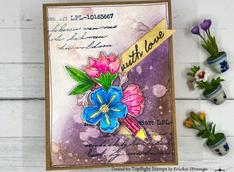 Crayon Blooms & Inky Play: A Mixed Media Floral Adventure