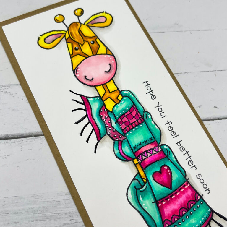 A Little Long-Necked Love: Geraldine Giraffe Get Well Card