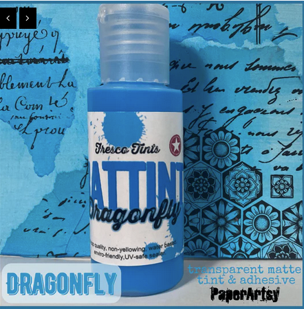 PaperArtsy - Mattint Dragonfly