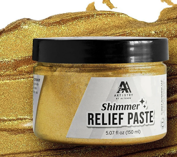 Altenew - Shimmer Relief Paste - Mayan Gold