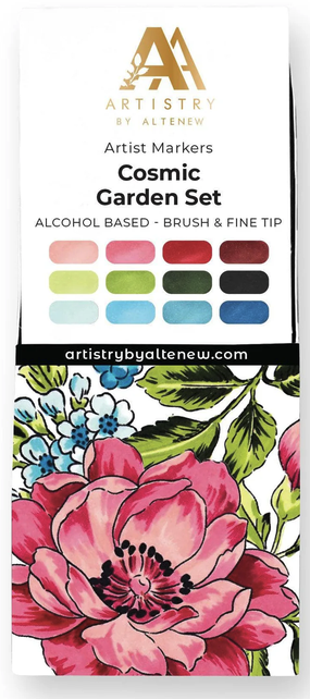 Altenew - Cosmic Garden Artist Alcohol Markers Set A Altenew - Cosmic Garden Artist Alcohol Markers Set A
