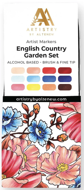 Altenew - English Country Garden Artist Alcohol Markers Set C Altenew - English Country Garden Artist Alcohol Markers Set C