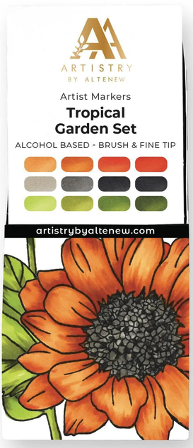 Altenew - Tropical Garden Artist Alcohol Markers Set E Altenew - Tropical Garden Artist Alcohol Markers Set E