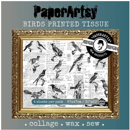 PaperArty - Printed Tissue - Birds PaperArty - Printed Tissue - Birds