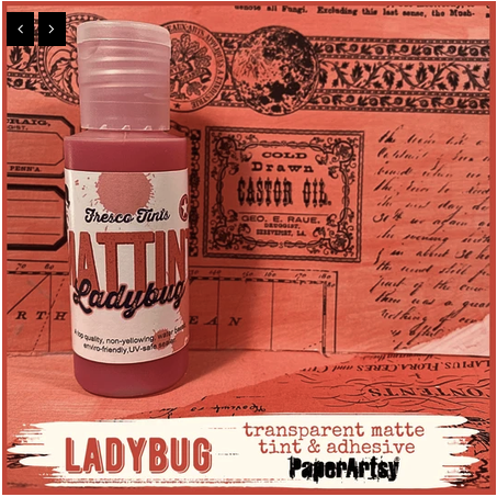 PaperArtsy - Mattint Ladybug